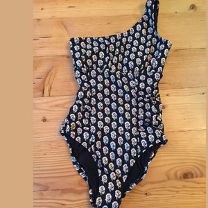 Garnet Hill One Shoulder Bathing Suit